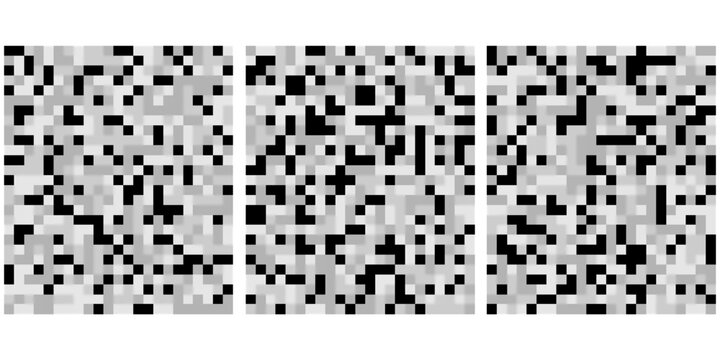 Censor pixel blur effects with gray and black squares for collection of censorship bars, censorship pixelated effect with digital interference patterns with varying high-quality professional detailed.