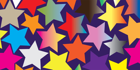Abstract Background with Many Random Falling Stars Confetti. Invitation Background.