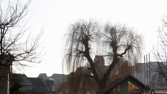 historic city stadtroda in thuringia germany 4k 25fps video