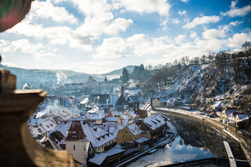 Cesky Krumlov, the most beautiful city in the guilds