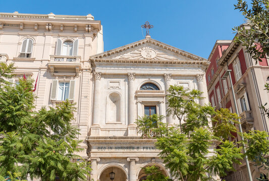 The Church of San Francesco di Paola, formerly known as San Francesco al Molo, located in Cagliari, Sardinia, Italy.
