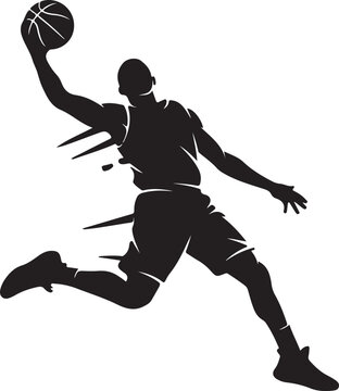 Basketball player in action