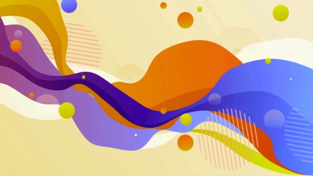 abstract color motion wave background
