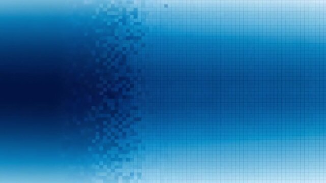 Abstract blue background with pixelated gradient and mesh texture
