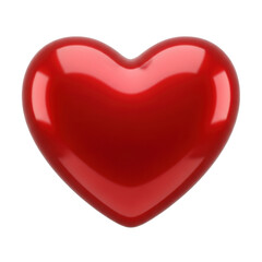 Fototapeta premium Shiny Red Heart - Love and Romance Symbol