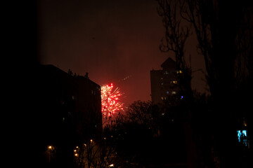 fireworks and firecrackers at the end of last year