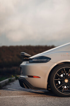 Porsche Cayman GTS at the mountains