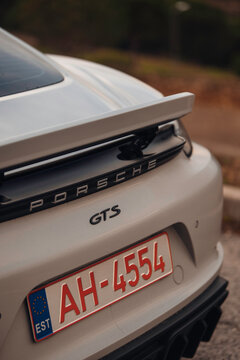 Porsche Cayman GTS at the mountains