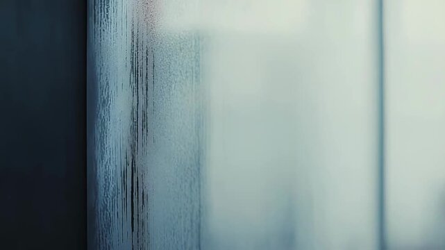 Abstract textured surface creating a cool toned gradient, reflecting light and offering a subtle, tactile feel with vertical patterns and smooth transitions for a modern background