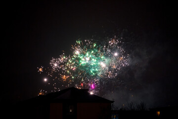 fireworks and firecrackers at the end of last year