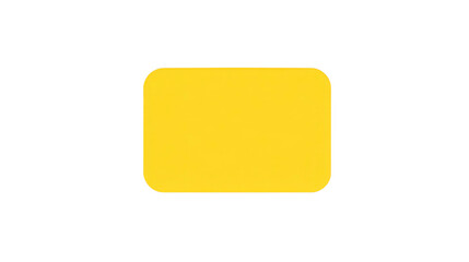 Yellow rectangle isolated simple blank geometric shape minimal clean vibrant empty design element can be used for creative projects or backgrounds