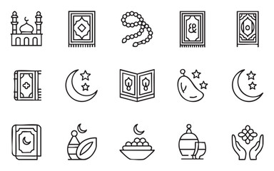 Ramada hotel exterior flat design icon