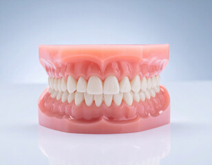 Obraz premium 치과-치아-이빨-치아모형-덴티폼-전체 치아 모형-잇몸 모형-덴티폼 치아