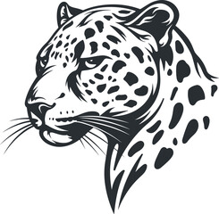  leopard Head and Face svg, cheetah svg © Joe