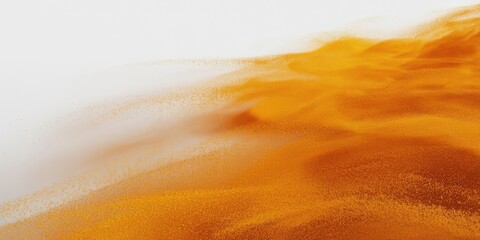 Golden sand dunes at sunset