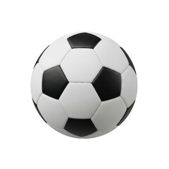Fototapeta premium Classic soccer ball isolated on transparent background
