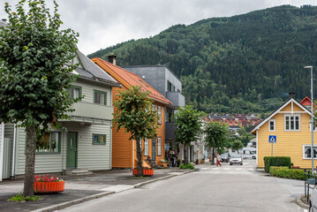 City center of Sogndalsfjora at Sognefjord © imagoDens