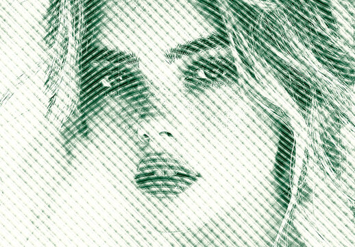 Engraved Photo Effect