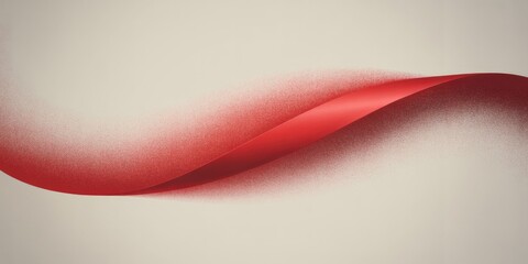 Elegant red gradient wave
