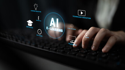 The role of AI in E-Learning for personalized online education. An adaptive learning platform with...