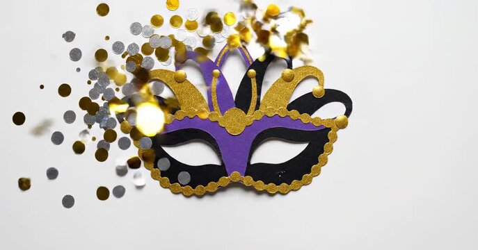 Minimal DIY Masquerade Mask Craft Animation