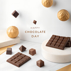 Chocolate Day Celebration, Dark Chocolate Delight, Sweet Chocolate Treats, Gourmet Chocolate Love, Chocolate Gift Ideas