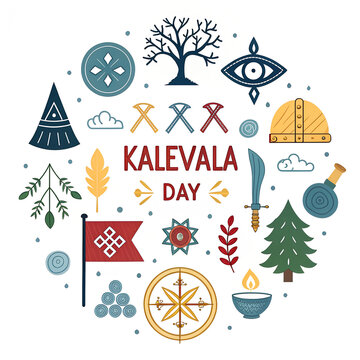 Kalevala Day Celebration, Finnish National Heritage, Kalevala Epic Art, Finland Folk Culture, Traditional Finnish Legends