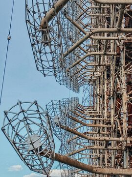 Duga Radar Array in Chernobyl Exclusion Zone Chernobyl, Pripyat, Ukraine 2021