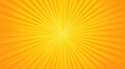 The vibrant yellow sunburst pattern radiates outwards creating a warm and lively feel. This backdrop can enhance various creative projects with its bright energy.