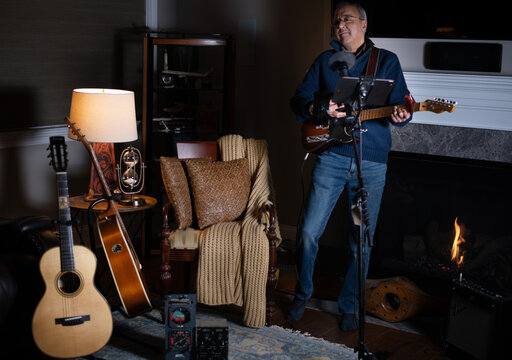 Man playing guitar