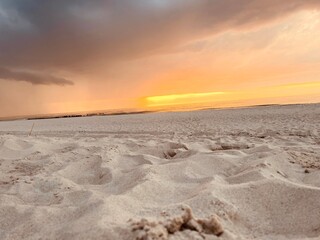 sunset on the beach © Sebastian Mielniczuk