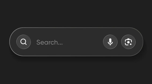 Search Bar with suggestions for UI UX design and web site. Search Address and navigation bar icon. Collection of search form templates for websites. Search engine web browser window template