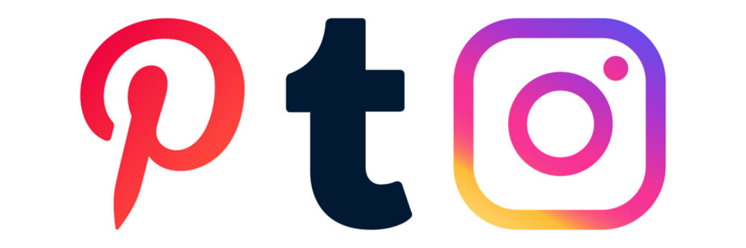 Pinterest Tumblr Instagram  Icons