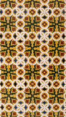 seamless pattern with gold ornament