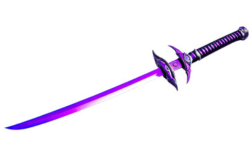 A medieval-inspired illustration of a purple and black sword set against a white background, perfect for use in fantasy or adventure-themed projects