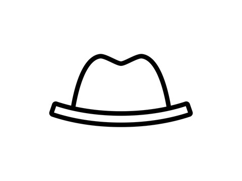 中折れ帽アイコン