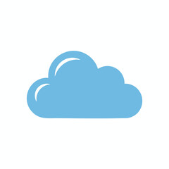 Blue Cloud Icon