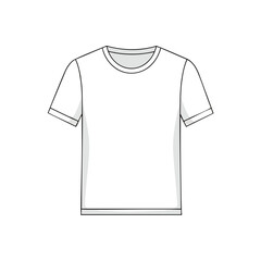 Simple White T Shirt Template