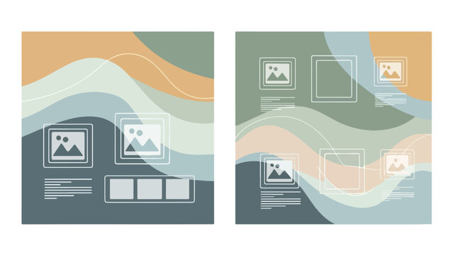 Template Design Elements for Presentation Slides.