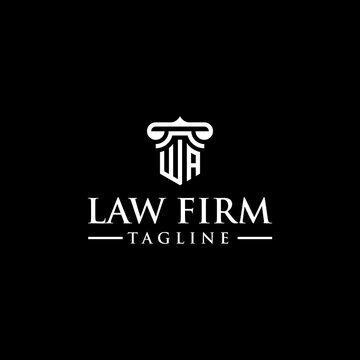 WA law logo design inspiration