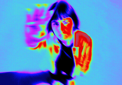 Thermal Heatmap Photo Effect