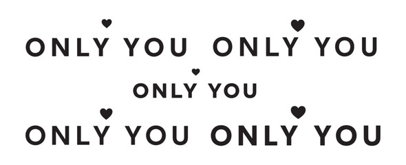 Obraz premium Bold black typography featuring the phrase 