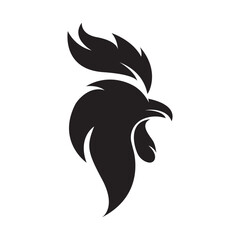 rooster logo icon, rooster icon logo vector icon illustration