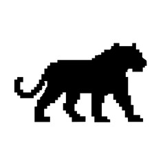 Pixel Tiger Emblem
