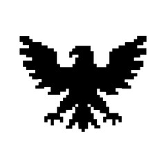 Obraz premium Pixel Eagle Ascend