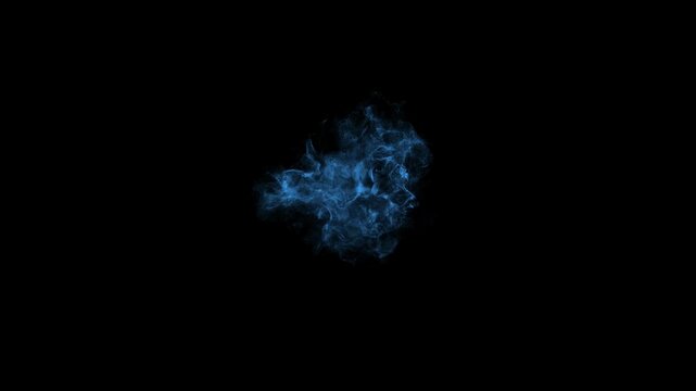 Blue Quick Energy Burst Overlay Graphic Element &ndash; 6 VFX Pack