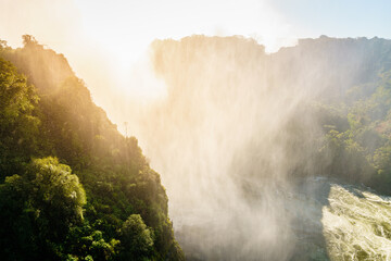 Victoria Falls mist
