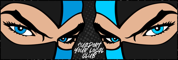 ultras design on a black background