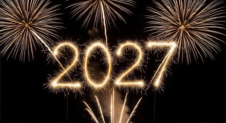 2027 Sparkler Fireworks Celebration