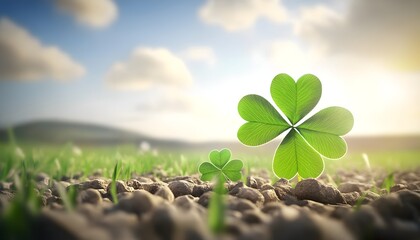 Clover leaf.